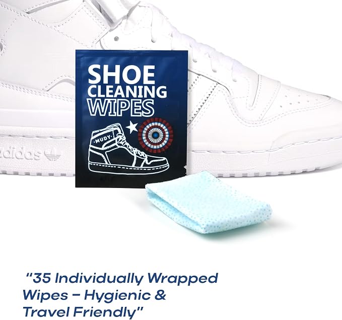 Sneaker Cleaner Wipes 35 Packs Suede Leather Tennis Quick Cleaning Disposable - Image 5