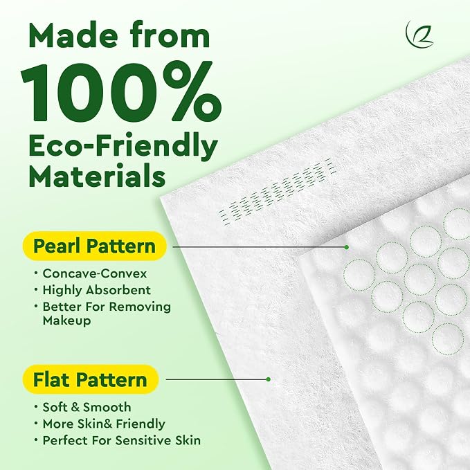 Elvira 200 Count Disposable Face Towels, Biodegradable Skincare Facial - Image 7