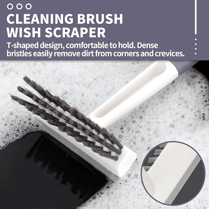 Xicennego 3 Pack Kitchen Cleaning Brush Set, 1 Pot and Dish Cleaning Brush - Image 3