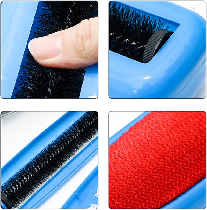 Manual Table Crumb Cleaner Brush Handheld Carpet Table Sweeper Brush Used - Image 4