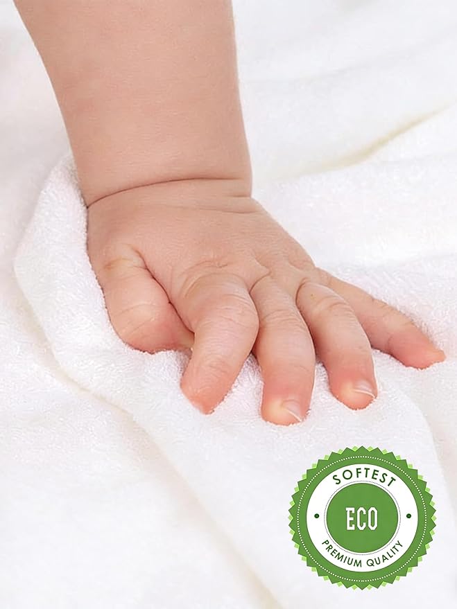 HIPHOP PANDA Baby Washcloths, Rayon Made from Bamboo - Image 7