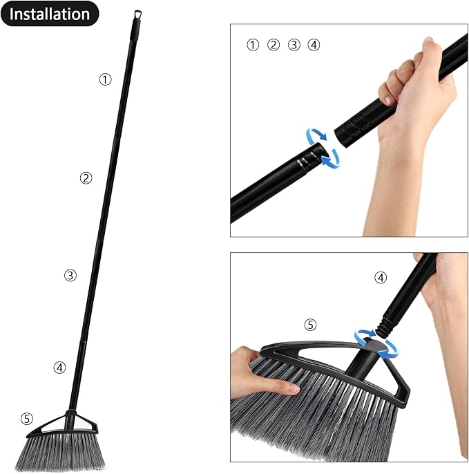 Brooms for Sweeping Indoor, House Brooms for Sweeping Indoor, Angle Broom for - Image 7