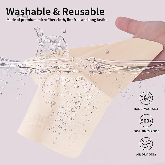 Nadadora Individually Wrapped Premium Microfiber Glasses Cleaning Cloths - Image 2