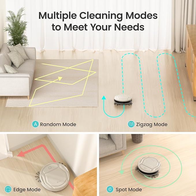 Lefant M210 Pro Robot Vacuum Cleaner, 120 Mins Runtime, 6 Cleaning Modes - Image 7