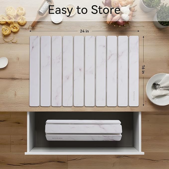 Stone Drying Mat for Kitchen Counter, Drying Matt Kitchen Counter, Stone Dish - Image 5
