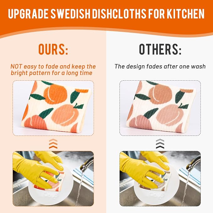 Lucomb 10 Pack Swedish Dishcloths - Image 5