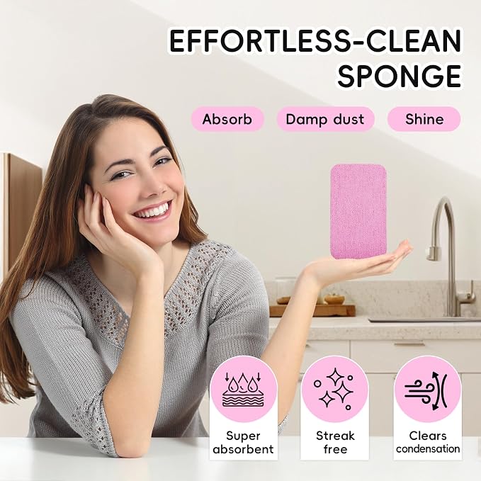 Super Absorbent 12-Layer Microfiber Sponge Block, Tearable - Image 2