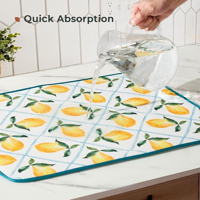 FRESHMINT Printed Dish Drying Mats - Image 4