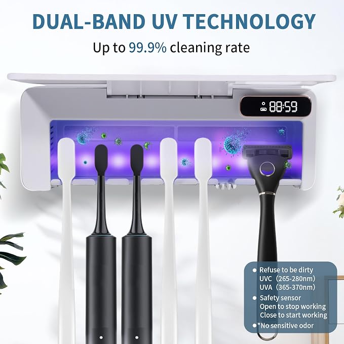ZOZOO UV Toothbrush Sanitizeri Holder - Image 2