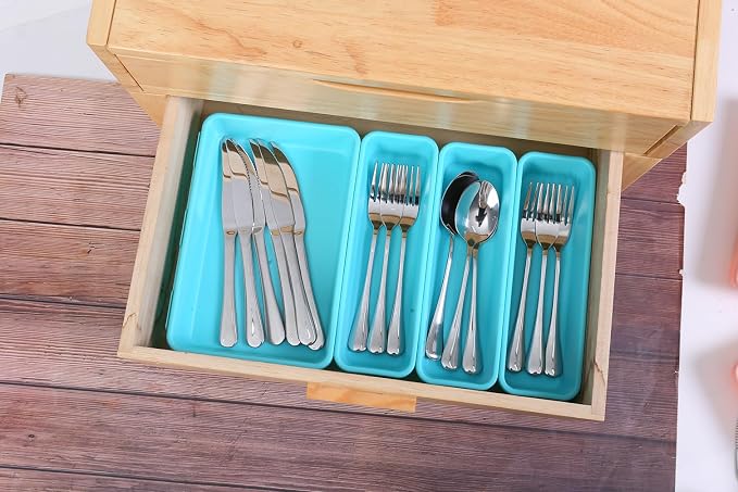 15 PCS Interlocking Desk Drawer Organizer Separator - Image 5