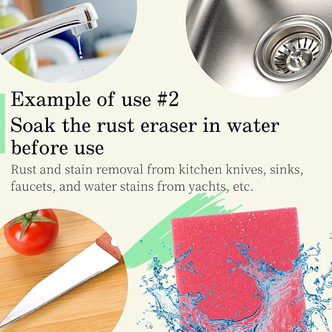Rust Eraser for Knives Kitchen Stoves Wood Finish and Bicycles Multi Purpouse - Image 8