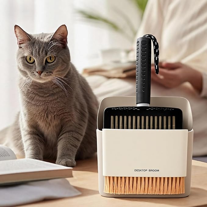 Metal Cat Litter Scooper with Holder, Stainless Steel Metal Litter Scoop - Image 8