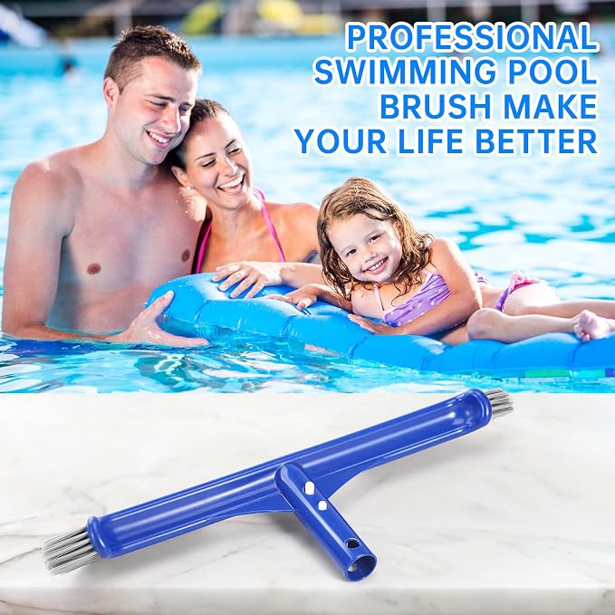 Pool Brush Head, Curved Ends High-Efficiency Pool Scrub Brush, Premium Nylon - Image 6