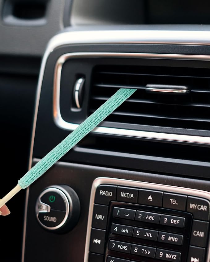11 PCS Microfiber Detail Duster Sticks, Mini Duster Crevice Cleaning Tool - Image 6