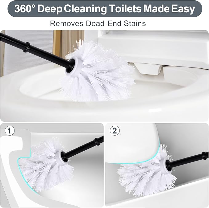Toilet Brush Holder Set For Bathroom Super Cute Koala Base Solidly Toilet Bowl - Image 4