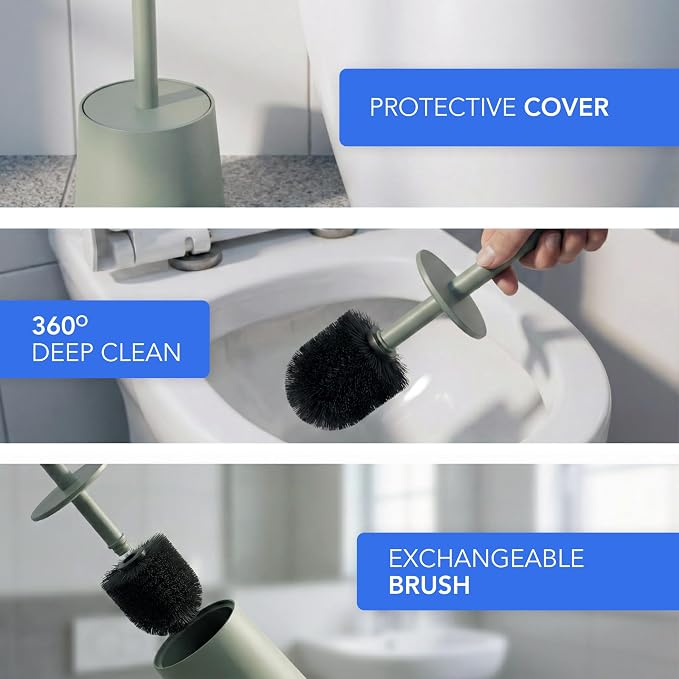 Bamodi Toilet Brush and Holder Set - Image 6