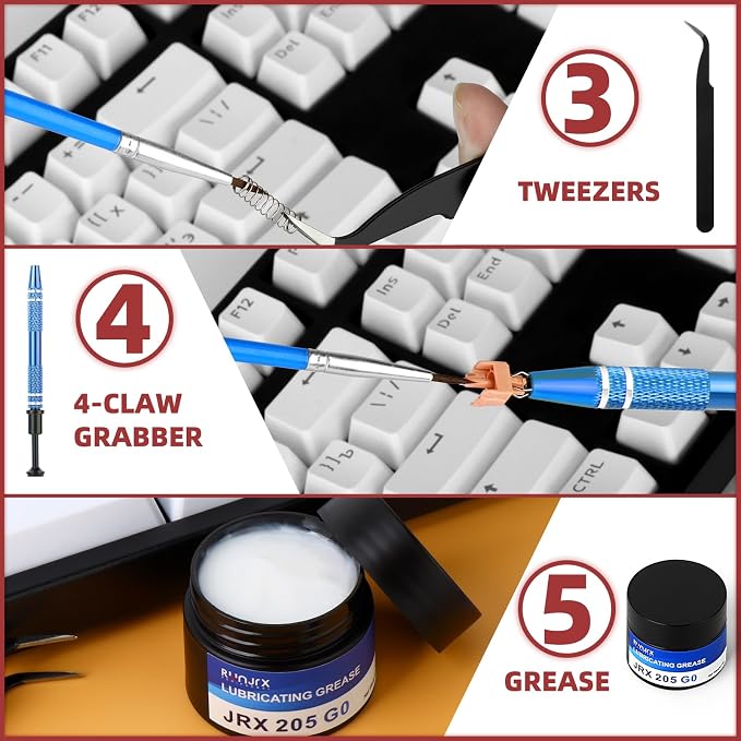 YIMAGUJRX RUNJRX Keyboard Lube Kit JRX 205G0 0.53oz/15g - Image 5