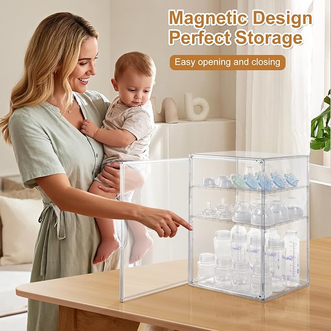 Baby Bottle Organizer – 3-Tier Bottle Storage Organizer Baby - Image 4