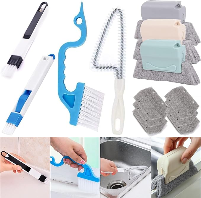 Window Track Cleaner Tool Set, Tile Lines, Car Vents by Mudocp