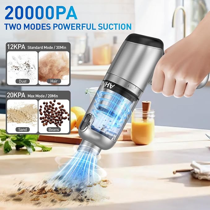 AHNR Handheld Car Vacuum Cleaner Cordless - Image 2