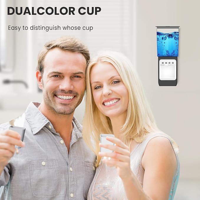 Auto-Mouthwash Dispenser for Bathroom - 700mL Rechargeable Wall-Mounted - Image 8