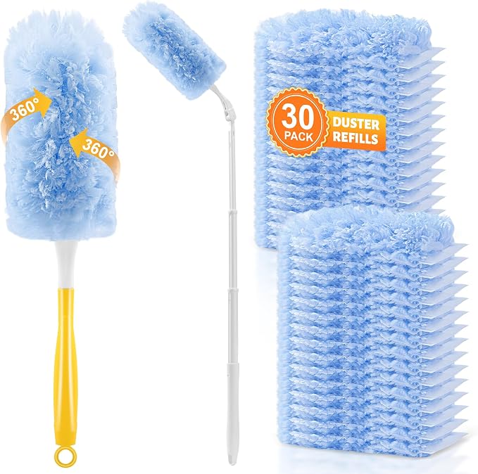 30-Pack Heavy Duty Duster Refills Compatible by HIMONI