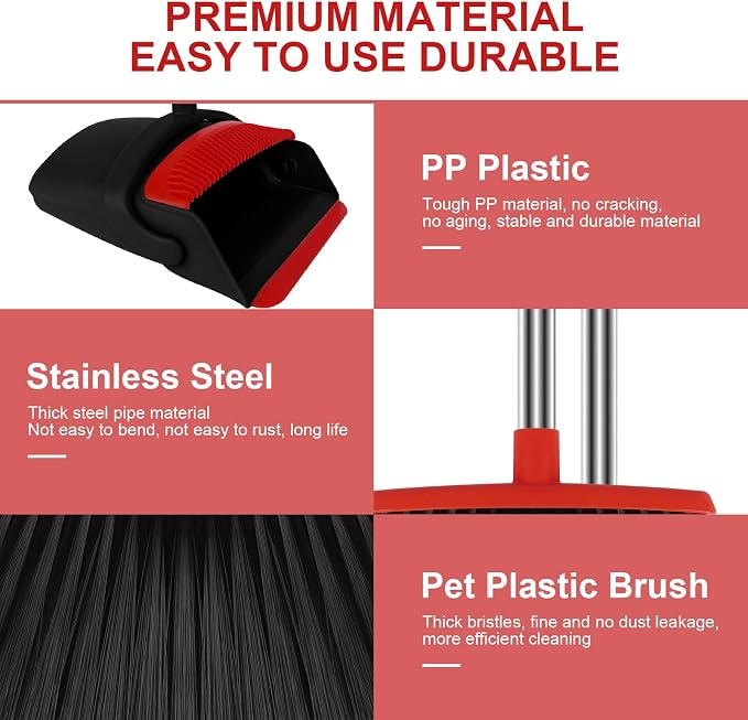 Broom and Dustpan Set for Household - Image 4