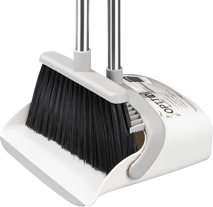 Broom with Dustpan Combo Set, Hand Broom and Dustpan Set by Unknown