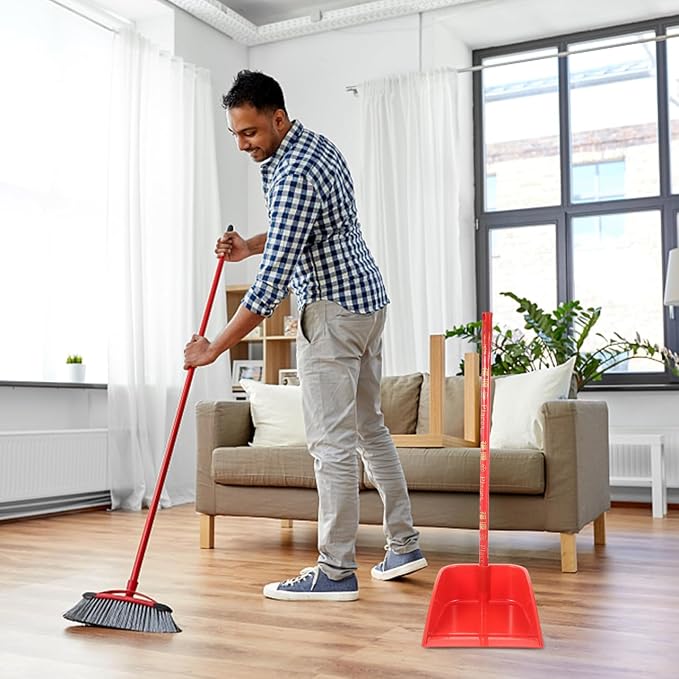 COHEALI Household Dustpan with Long Handle 26.77In Lightweight Upright Cleaning - Image 6