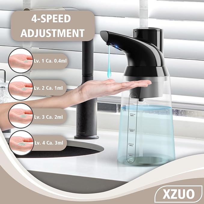 Automatic Soap Dispenser Touchless, 23.7 oz/ 700 ml, Low Battery Liquid Soap - Image 4