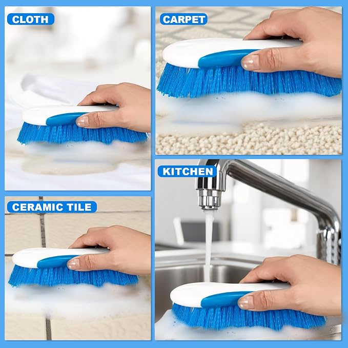 6.3" Multi Purpose Heavy Duty Scrub Brush - Image 4