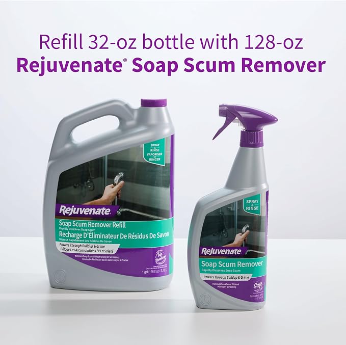 Rejuvenate Soap Scum Remover Easily Dissolves Soap Scum Without Scrubbing - Image 10