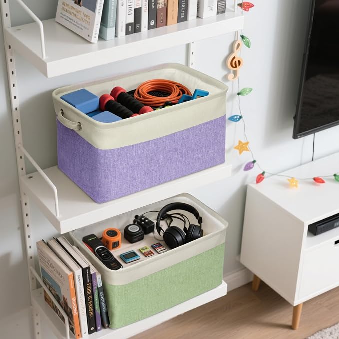 BALEINE 3 Pack Fabric Storage Bins - Image 3