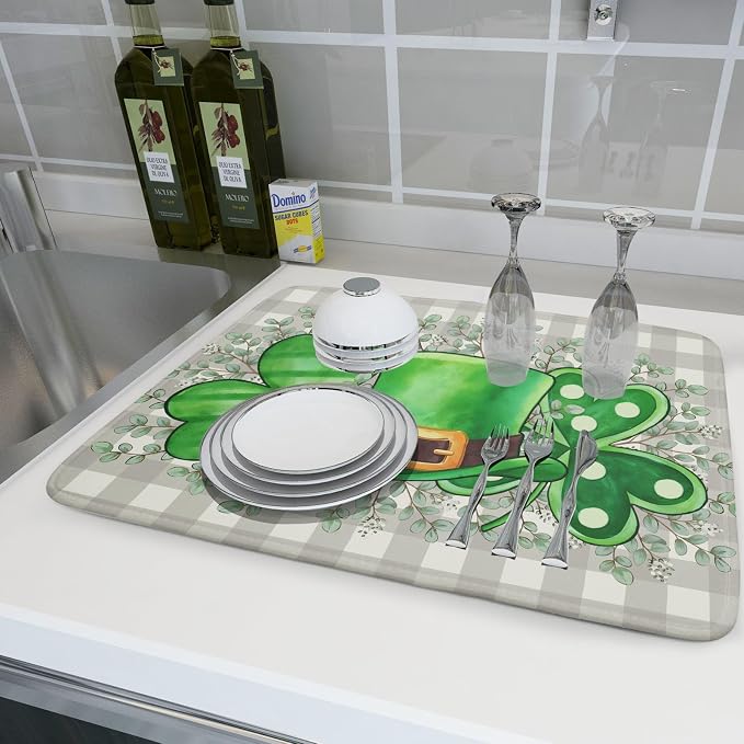 Khope St Patrick's Day Dish Drying Mat - Image 6