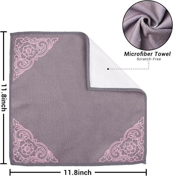 YUA Microfiber Cleaning Cloth 12 Pack, Microfiber Towels Cleaning, Microfiber - Image 2