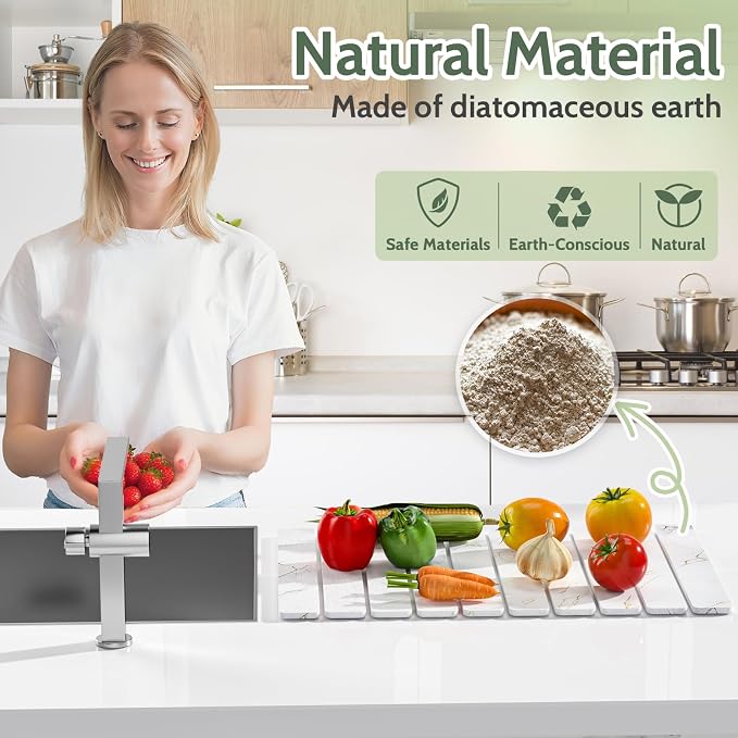 Stone Drying Mat for Kitchen Counter - Image 8