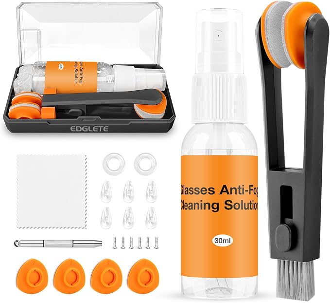 Glasses Cleaner Kit Eyeglass Cleaner, Anti Fog Spray by CleaningAssistantforDevices