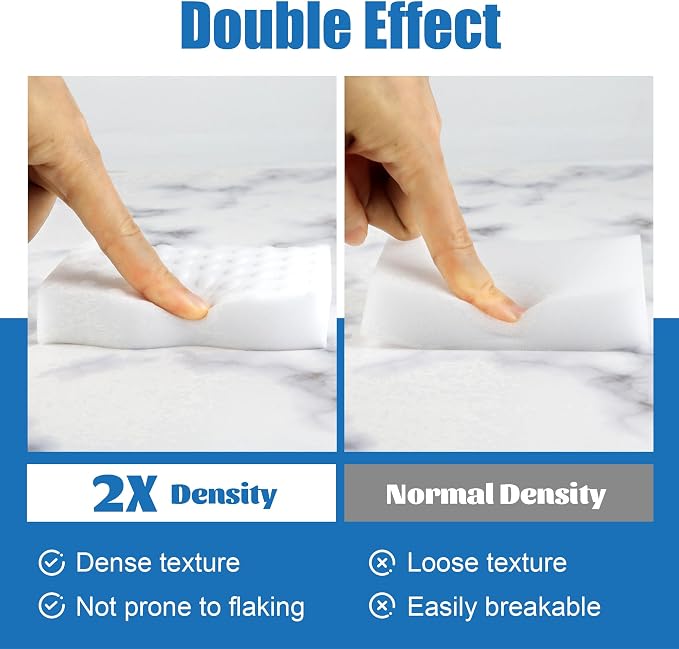 20 Pack Magic Sponges Cleaning Eraser, 2X Density Melamine Sponge, Cleaning Pad - Image 3