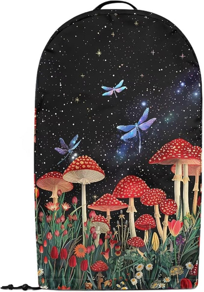 Mushroom Dragonfly Blender Covers for Kitchen Food Processor Cover with Handle, Drawstring Dust Covers for Kitchen Appliances Stand Mixer or Coffee Maker Appliance Cover