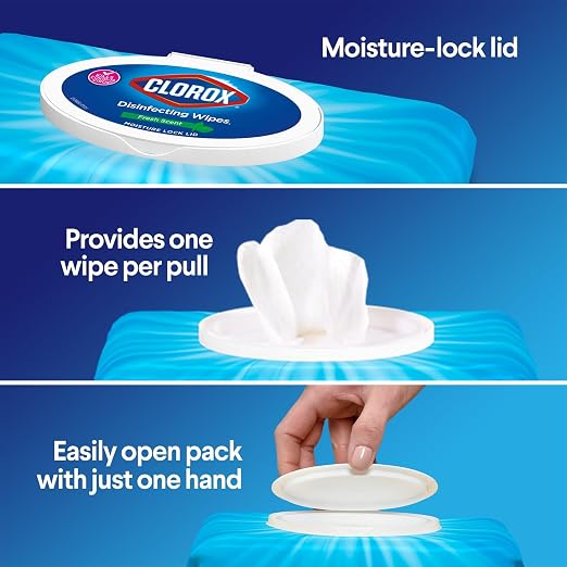 Clorox Disinfecting Wipes, Bleach Free Cleaning Wipes, Fresh Scent - Image 8
