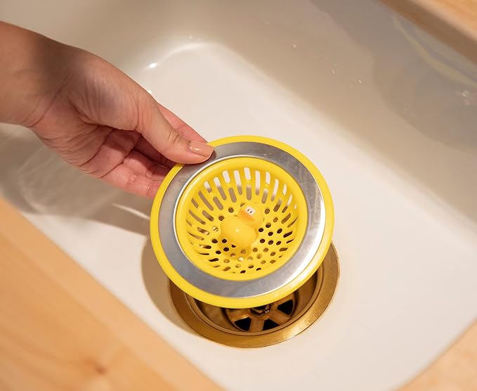 Joie Quack Kitchen Sink Strainer Basket, Fits All Standard Sinks, Stainless - Image 2