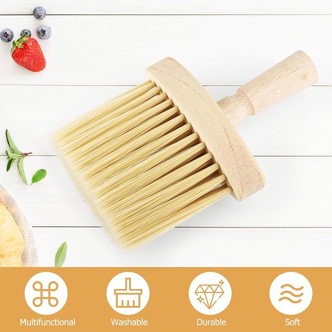4pcs Wooden Window Groove Cleaning Brushs Soft Bristles Wood Handle Dust Brush - Image 3