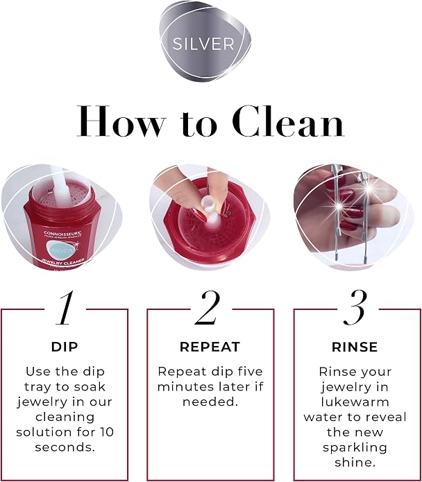 CONNOISSEURS Premium Edition Jewelry Cleaner, Value Size 9.6oz - Image 5