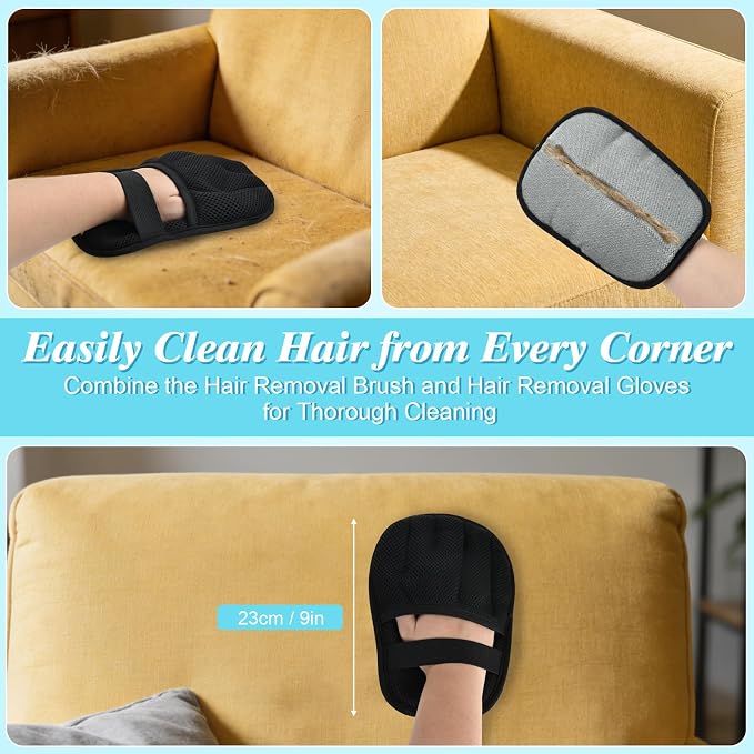 4 in 1 Carpet Rake for Pet Hair Removal - Image 8