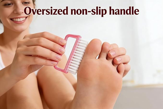 6-Pack Nail & Toe Scrub Brushes - Image 7