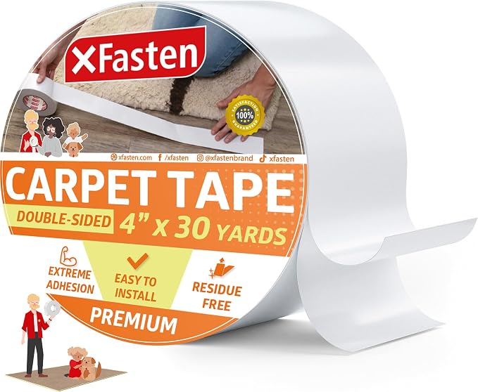 XFasten Double Sided Carpet Tape by XFasten