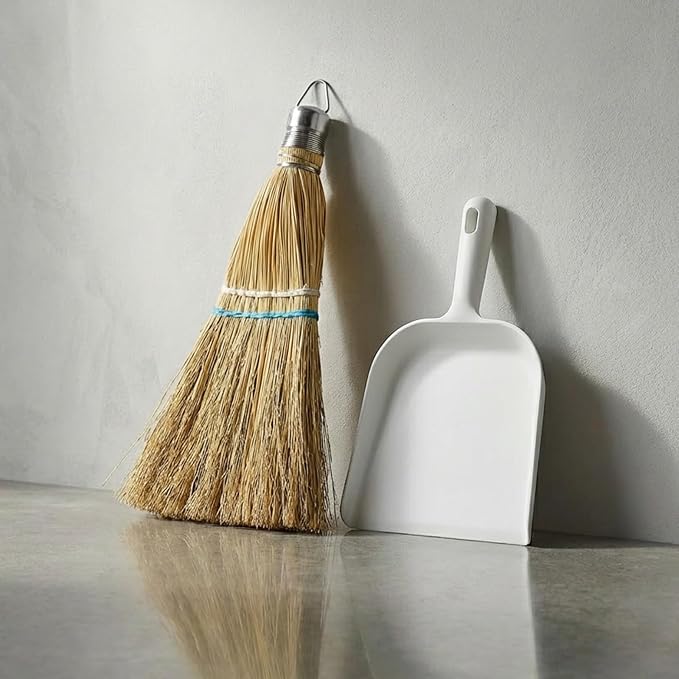 3 Pcs 12 Inch Whisk Broom Hand Held Handmade Mini Corn Broom Straw - Image 4