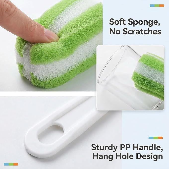 3PCS Soft Hanging Sponge Cleaning Brush Cleaner - Image 4