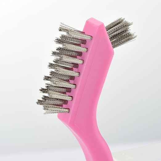 MAXMAN Wire Brush Set 6Pcs Small Wire Brushes Set, Stainless Steel/Brass/Nylon - Image 5