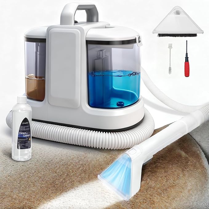 Coospider 18Kpa Portable Carpet Cleaner Machine, Powerful Suction by Coospider